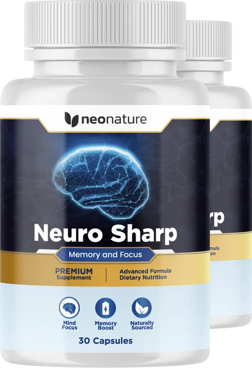 Neuro Sharp memory and focus capsule bottles